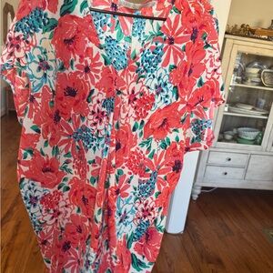 Floral V-Neck Dress MARIE OLIVER